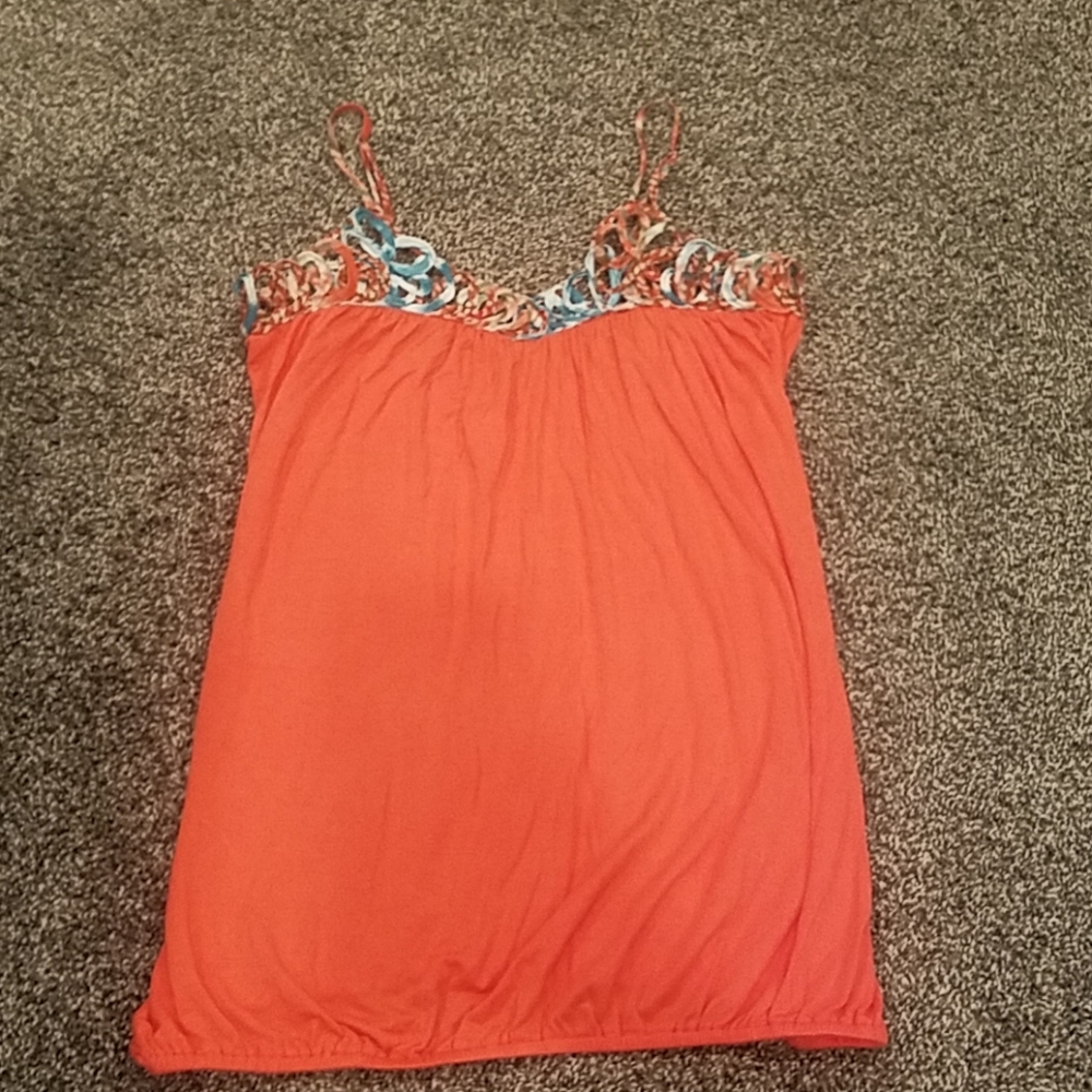 BKE tank top peach color
